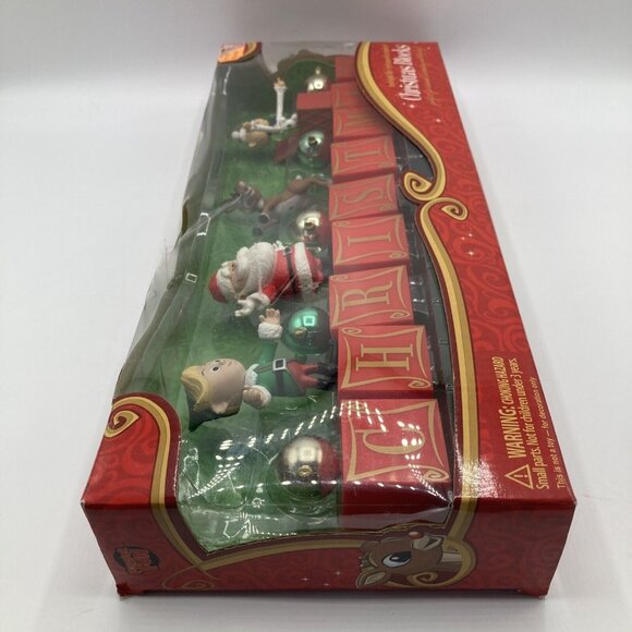 Rudolph the Red-Nosed Reindeer Christmas Blocks Santa Hermey 2010 - Picture 8 of 8